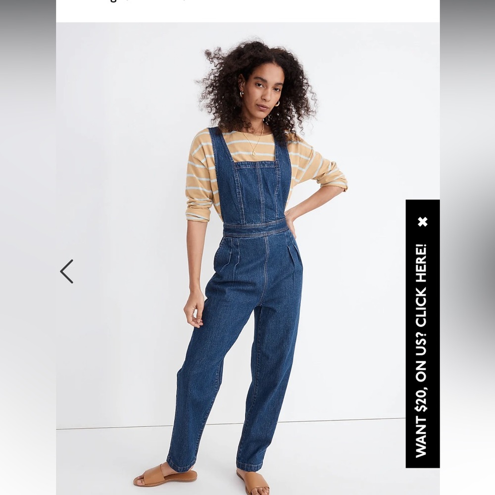 Madewell overalls size 10